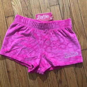 NWT Barbie™️ The Movie Velour Pink Shorts 💕 NWT